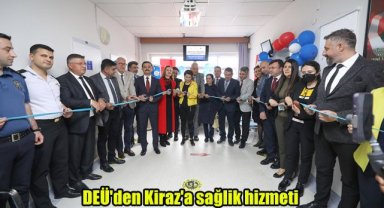 DEÜ'den Kiraz'a sağlik hizmeti