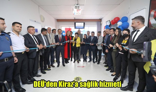 DEÜ'den Kiraz'a sağlik hizmeti