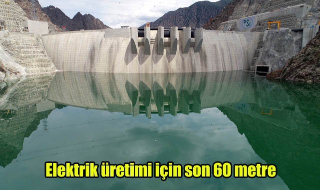 Elektrik üretimi için son 60 metre