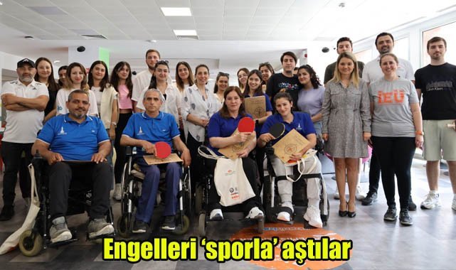 Engelleri ‘sporla’ aştılar