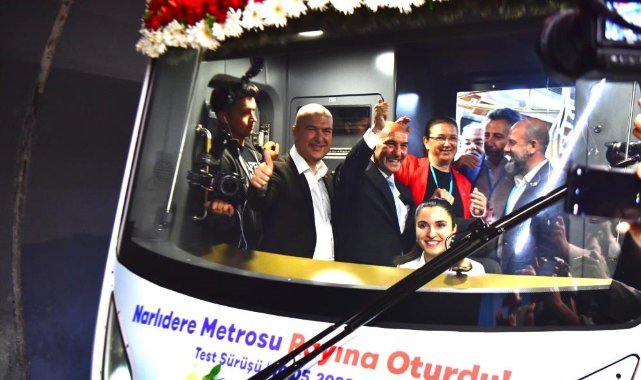 Fahrettin Altay-Narlıdere Metrosu’nda test sürüşü heyecanı