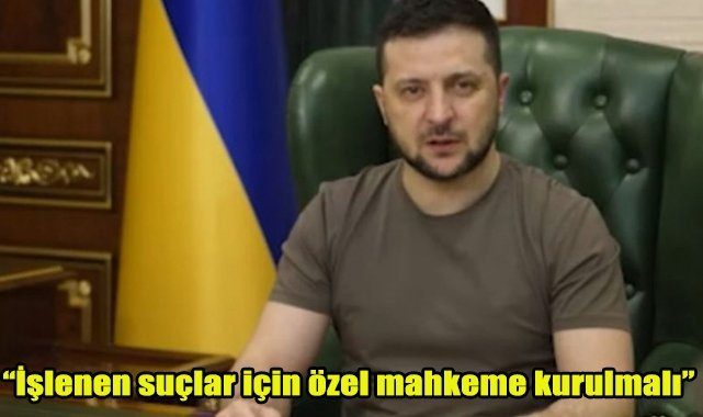 "İşlenen suçlar için özel mahkeme kurulmalı'
