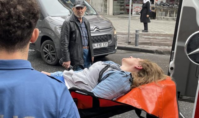 İşyerinin yandığını gören kadın sinir krizi geçirdi