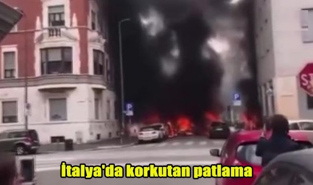 İtalya'da korkutan patlama