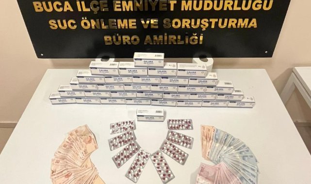 İzmir'de 2 uyuşturucu satıcısı polisten kaçamadı