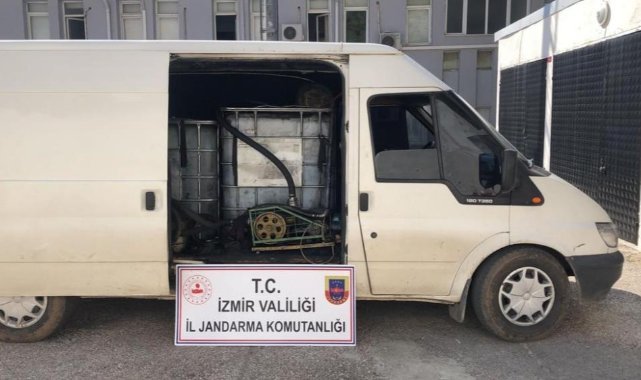 İzmir’de akaryakıtta kullanılan 2 bin 500 litre atık yağ ele geçirildi