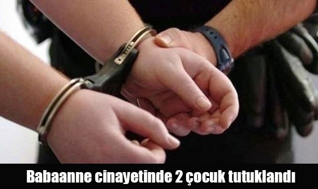 İzmir'deki babaanne cinayetinde 2 çocuk tutuklandı