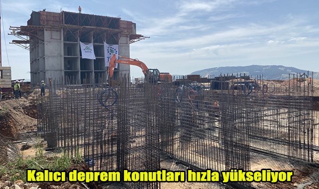 Kalıcı deprem konutları hızla yükseliyor
