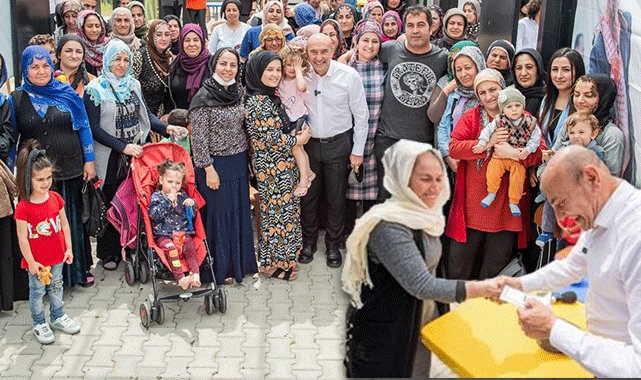 Mahalle bostanı için kura çekildi
