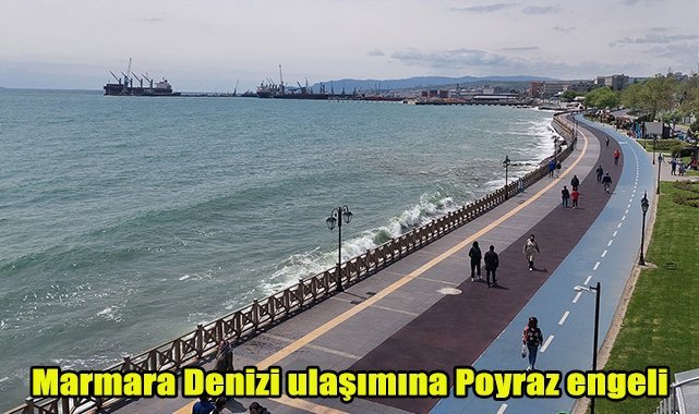 Marmara Denizi ulaşımına Poyraz engeli