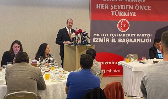 MHP'li Osmanağaoğlu: İzmirli sandığa tıpış tıpış değil gümbür gümbür gidecek