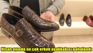 Nisan ayında en çok erkek ayakkabısı pahalandı
