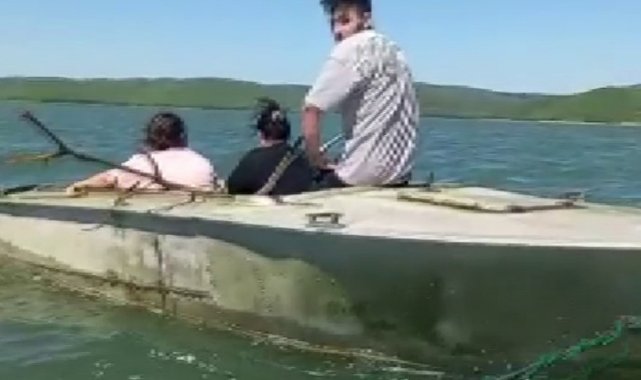 Ömerli Barajı'nda biri bebek 4 kişi mahsur kaldı