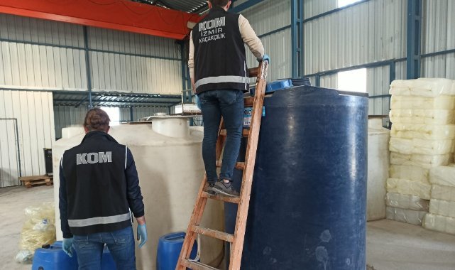 Sahte içki fabrikası kurmuşlar: 38 ton sahte alkol ele geçirildi