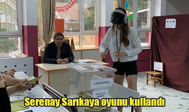 Serenay Sarıkaya oyunu kullandı