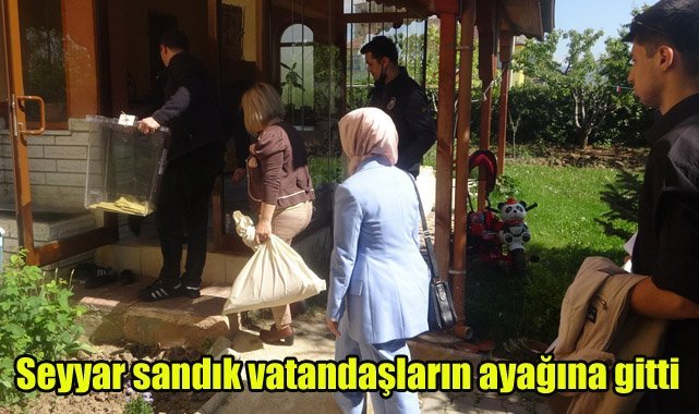 Seyyar sandık vatandaşların ayağına gitti