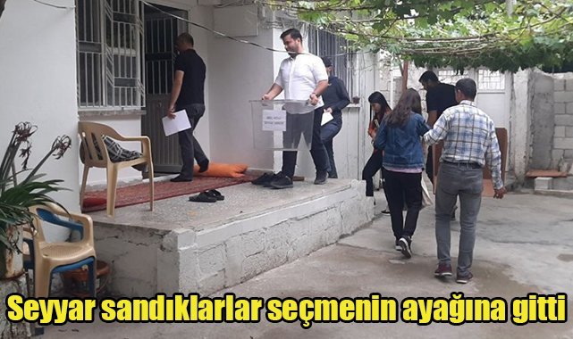 Seyyar sandıklarlar seçmenin ayağına gitti