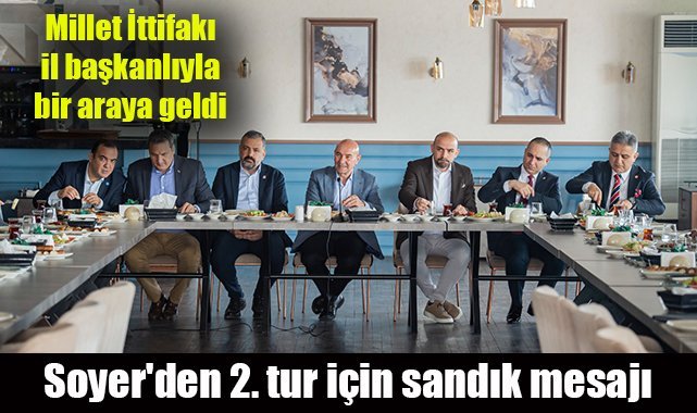 Soyer'den 2. tur için sandık mesajı