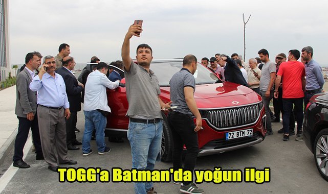 TOGG'a Batman'da yoğun ilgi