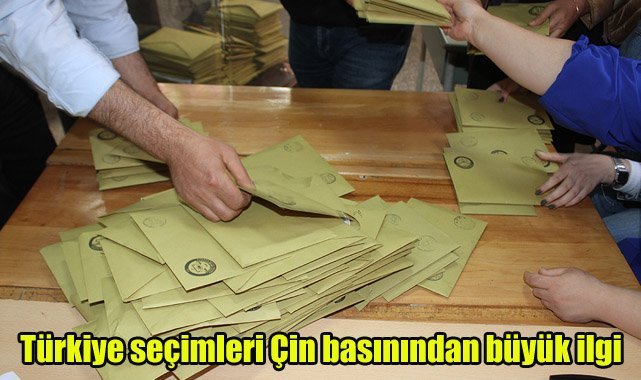 Türkiye seçimleri Çin basınından büyük ilgi