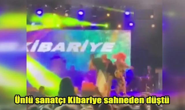 Ünlü sanatçı Kibariye sahneden düştü