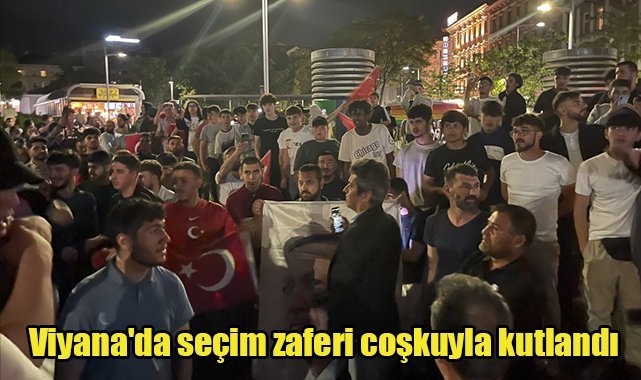 Viyana'da seçim zaferi coşkuyla kutlandı