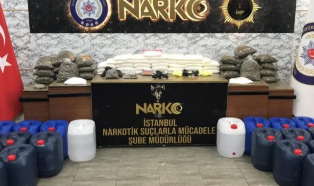 Zehir tacirlerine büyük darbe: 605 kilo uyuşturucu ele geçirildi