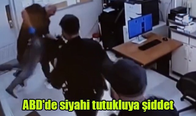 ABD'de siyahi tutukluya şiddet