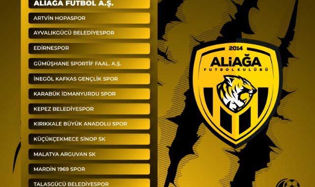 Aliağaspor FK'nın TFF 3.Ligdeki Rakipleri Belli Oldu