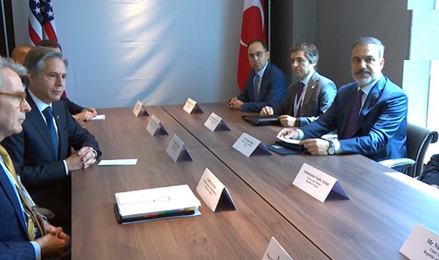 Bakan Fidan ile ABD'li mevkidaşı Blinken'dan ilk görüşme