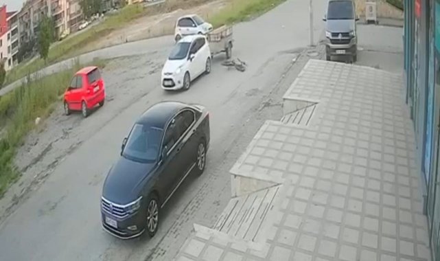 Balıkesir'de ilginç kaza