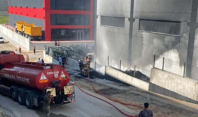Başkentte korkutan yangın