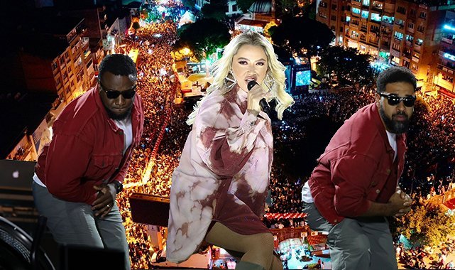 Bergama'da Hadise rüzgarı: Cumhuriyet Meydanı binlerle doldu taştı