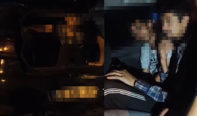 Çekicideki aracın bagajında 7 düzensiz göçmen yakalandı
