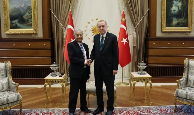 Cumhurbaşkanı Erdoğan, Malezya eski Başbakanı Muhammed'i kabul etti