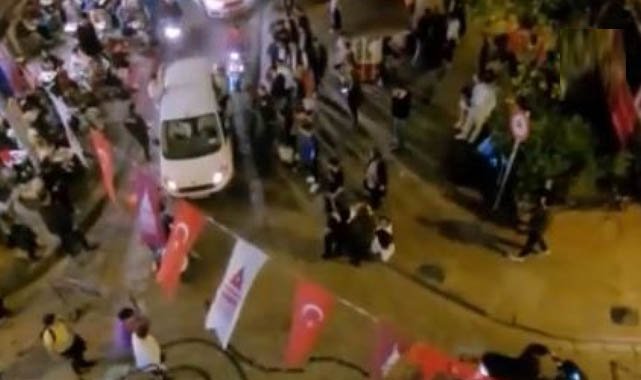 Galata'da 'pes' dedirten görüntüler