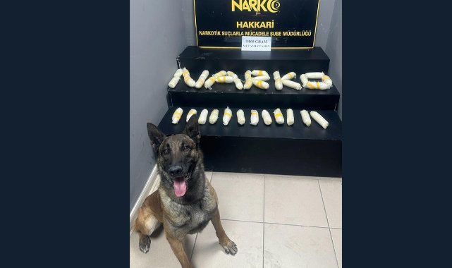 Hakkari'de 9 kilo metamfetamin ele geçirildi