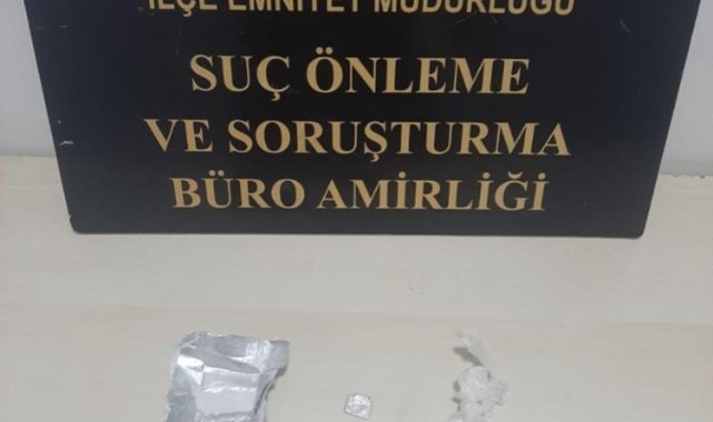 Hassas terazi ile gezen torbacı suçüstü yakalandı
