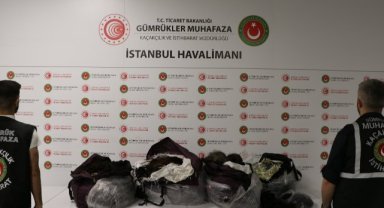 Havalimanında 93 kilo insan saçı ele geçirildi