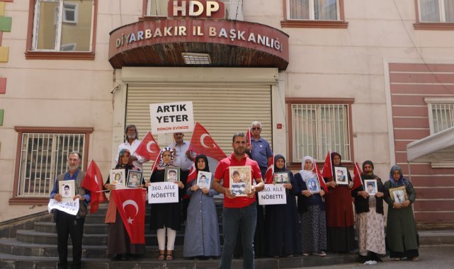 HDP önündeki evlat nöbetinde aile sayısı 360 oldu