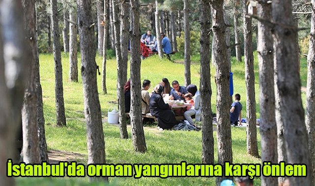 İstanbul'da orman yangınlarına karşı önlem