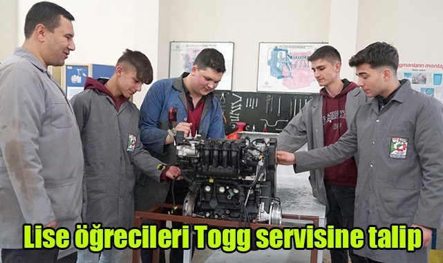 Lise öğrecileri Togg servisine talip