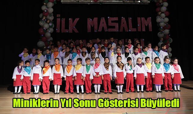 Miniklerin Yıl Sonu Gösterisi Büyüledi