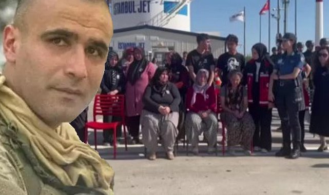 Pençe Kilit Operasyonu’nda yaralanarak şehit düşen Uzman Çavuş’a gözyaşları arasında karşılama