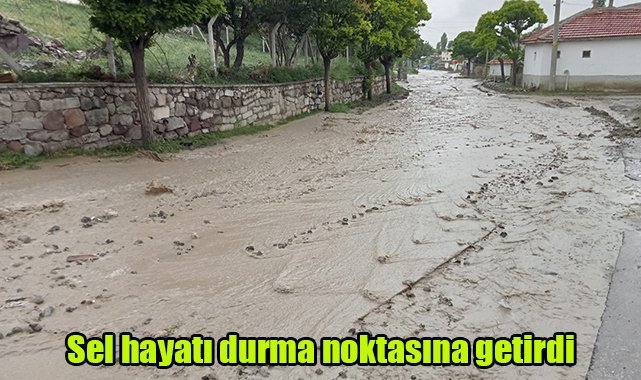 Sel hayatı durma noktasına getirdi