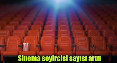Sinema seyircisi sayısı arttı
