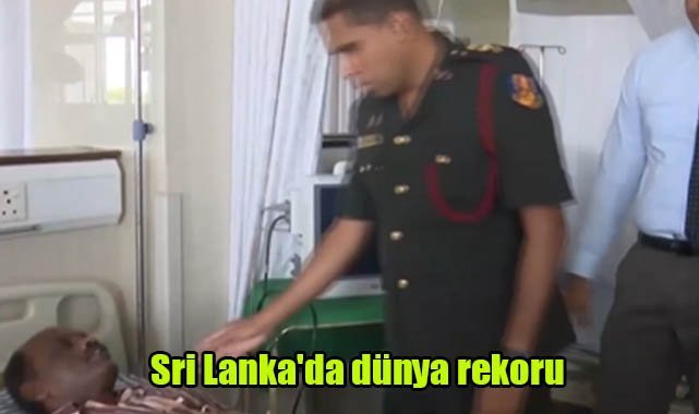 Sri Lanka'da dünya rekoru
