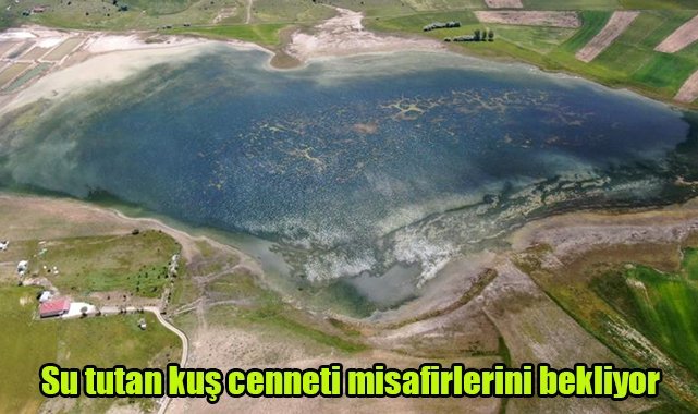 Su tutan kuş cenneti misafirlerini bekliyor
