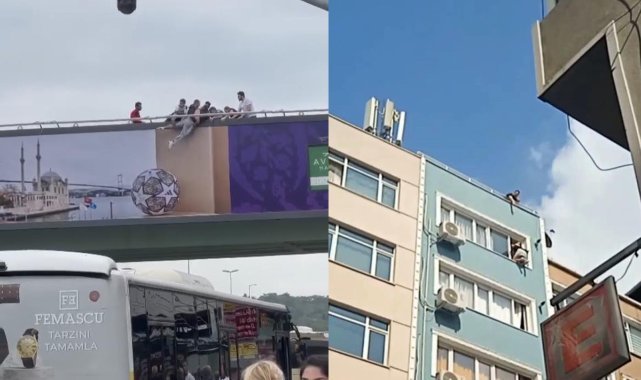 Yürekleri ağza getiren görüntüler: Son anda kurtarıldılar