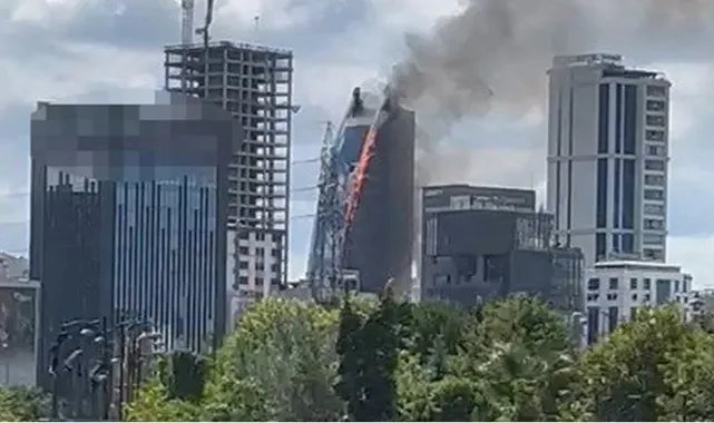 17 katlı binada yangın